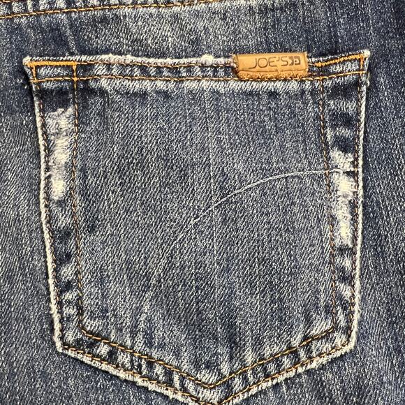 Joe's Jeans The Billie Boyfriend Slim Crop Japanese Denim Distressed Size 25 - Picture 11 of 13